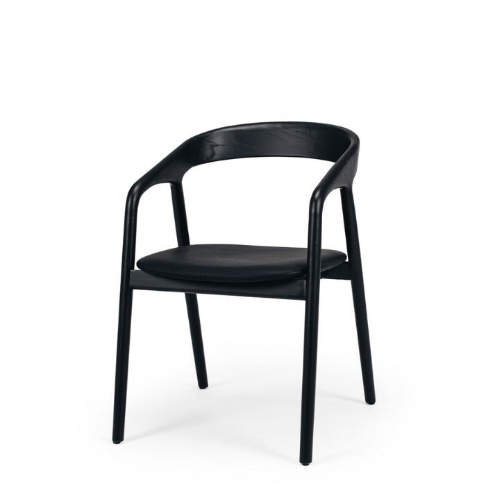 Nora Dining Chair - Black PU - Paulas Home & Living