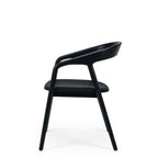 Nora Dining Chair - Black PU - Paulas Home & Living