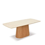 Norden Dining Table 1800w - Silky Smooth Travertine - Paulas Home & Living