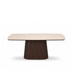 Norden Dining Table 1800w - Silky Smooth Travertine - Paulas Home & Living
