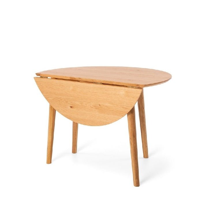 Nordik Dropleaf Table 1000dia (Seats 2 - 4) - Paulas Home & Living