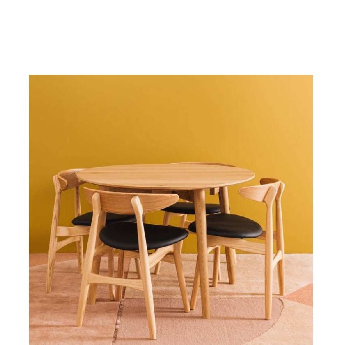 Nordik Dropleaf Table 1000dia (Seats 2 - 4) - Paulas Home & Living