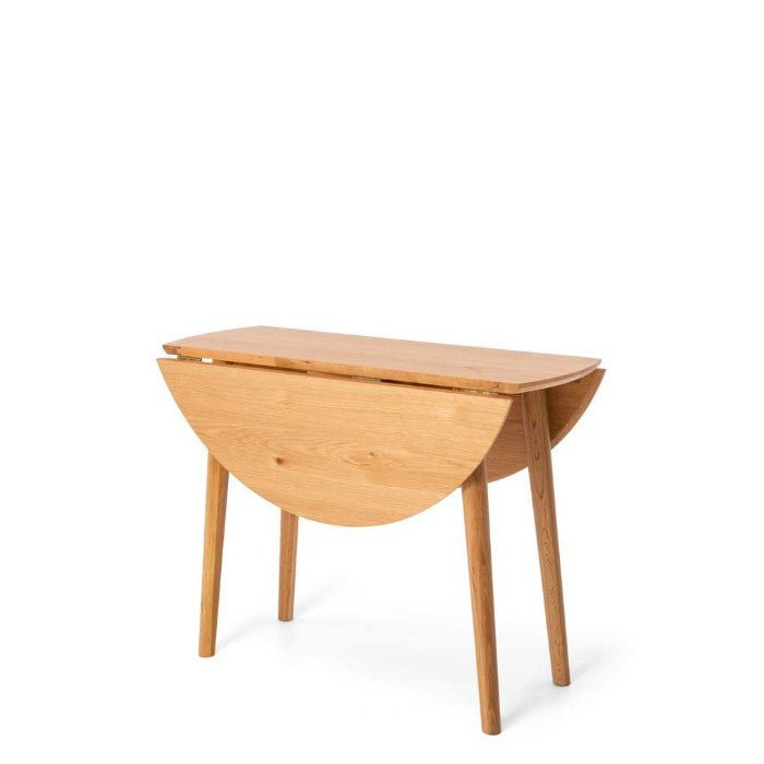 Nordik Dropleaf Table 1000dia (Seats 2-4) - Paulas Home & Living