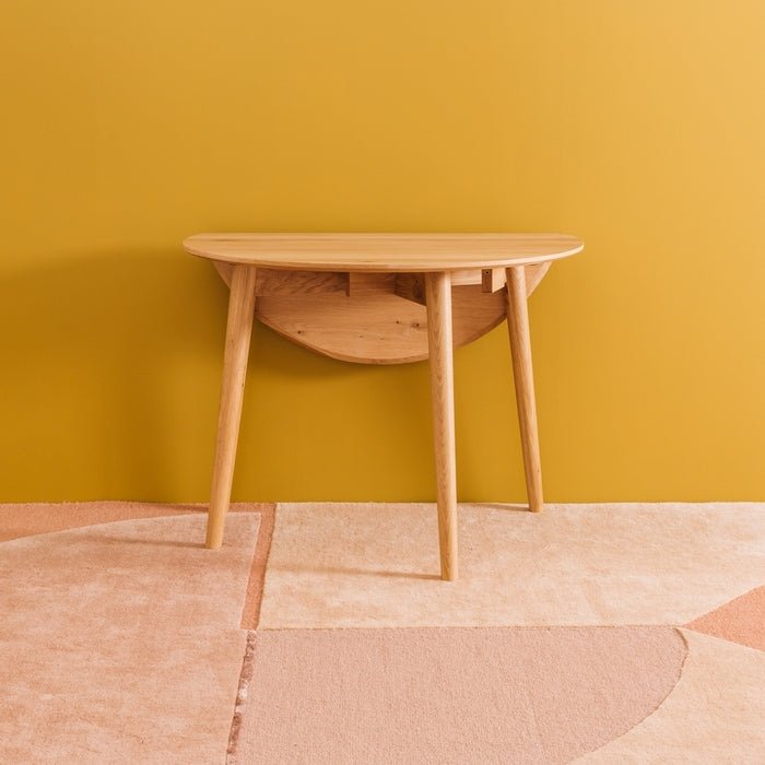 Nordik Dropleaf Table 1000dia (Seats 2-4) - Paulas Home & Living
