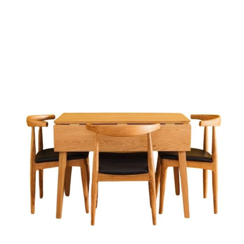 Nordik & Elbow Dining Suite Dropleaf 1020sq (4 Pce or 5 Pce) - Paulas Home & Living