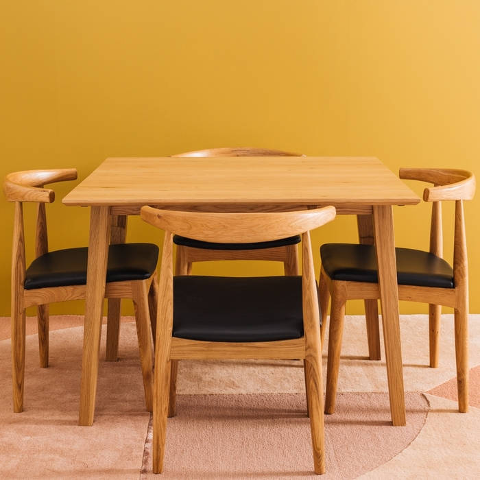 Nordik & Elbow Dining Suite Dropleaf 1020sq (4 Pce or 5 Pce) - Paulas Home & Living