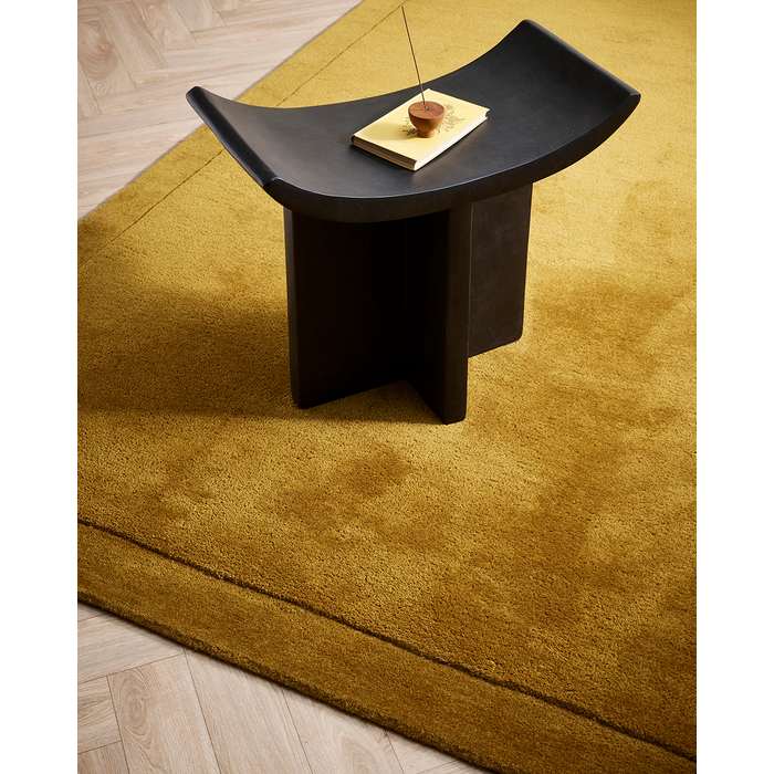 Norfolk Floor Rug - Brass (100% Wool) - Paulas Home & Living