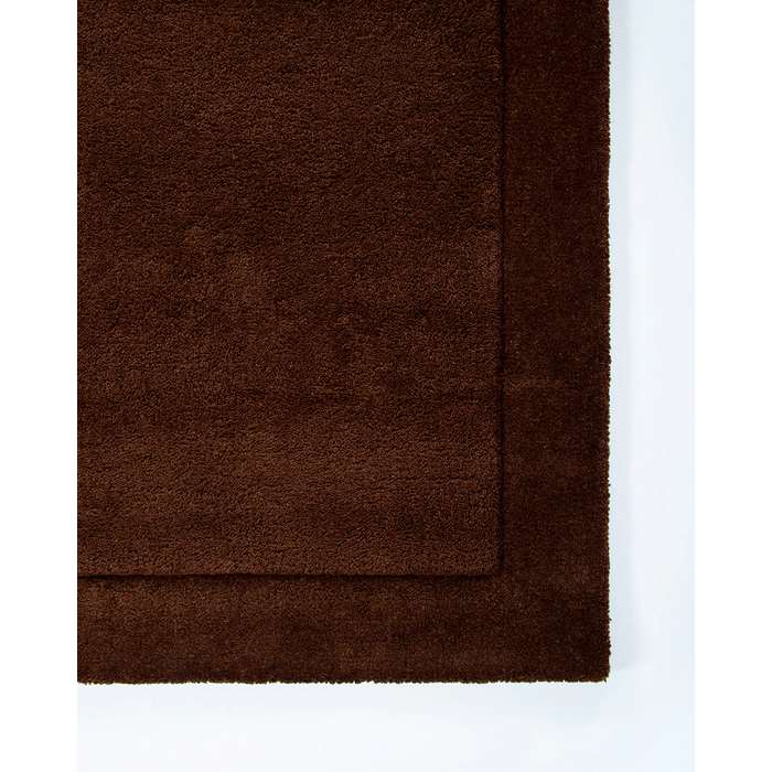 Norfolk Floor Rug - Chocolate (100% Wool) - Paulas Home & Living