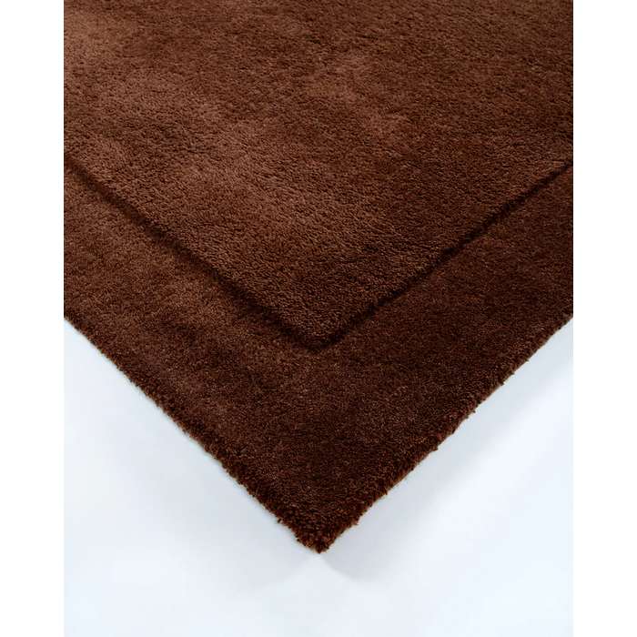 Norfolk Floor Rug - Chocolate (100% Wool) - Paulas Home & Living