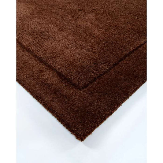 Norfolk Floor Rug - Chocolate (100% Wool) - Paulas Home & Living