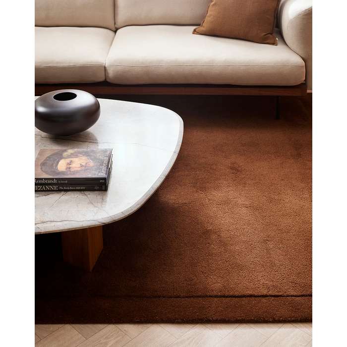 Norfolk Floor Rug - Chocolate (100% Wool) - Paulas Home & Living