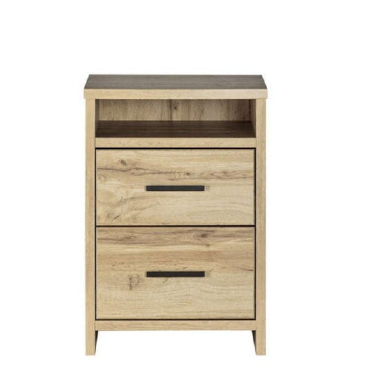 Nova Bedside 2 Drawer (Tall 680h) - Paulas Home & Living