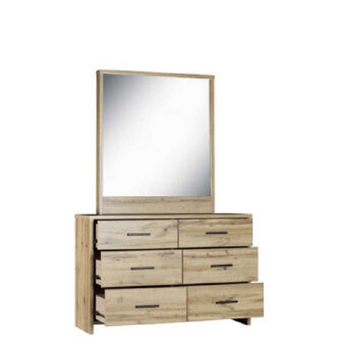 Nova Dresser and Mirror 6 Drawer - Paulas Home & Living