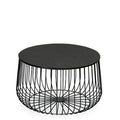 Novo Round Coffee Table 600dia - Black - Paulas Home & Living