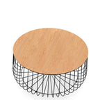 Novo Round Coffee Table 600dia - Natural - Paulas Home & Living