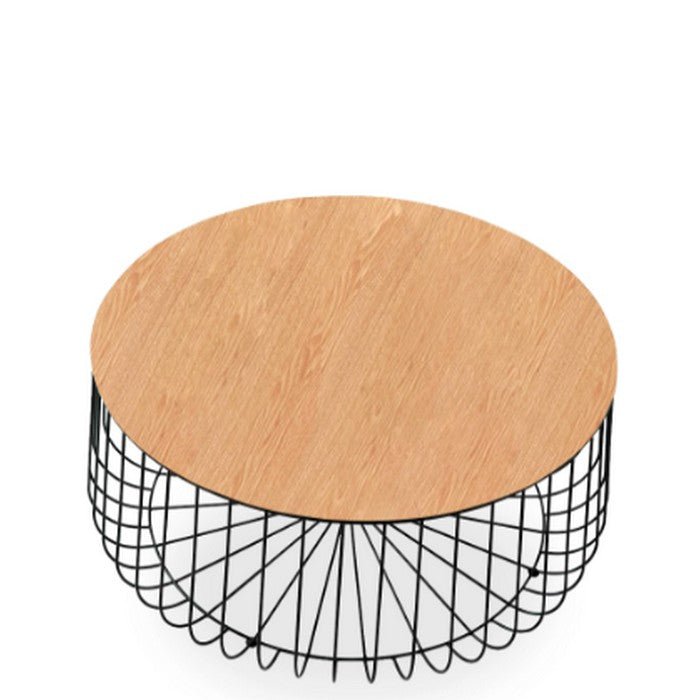 Novo Round Coffee Table 600dia - Natural - Paulas Home & Living