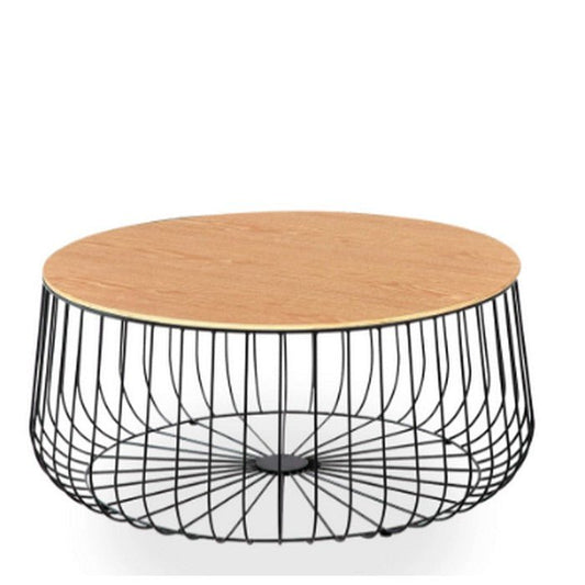 Novo Round Coffee Table 600dia - Natural - Paulas Home & Living