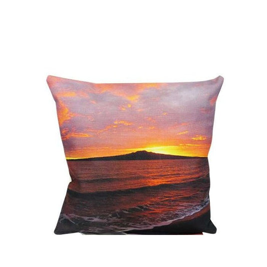 NZ Rangitoto Dawn Cushion - Paulas Home & Living