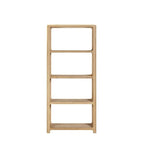 Oaky Bookcase Tall 1700h - sleeked curved lines - Paulas Home & Living