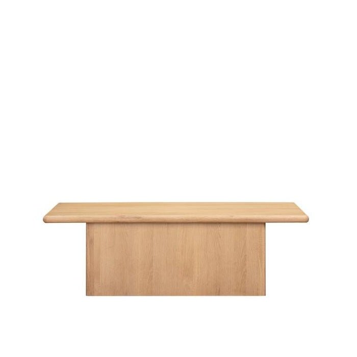 Oaky Coffee Table - sleeked curved lines - Paulas Home & Living