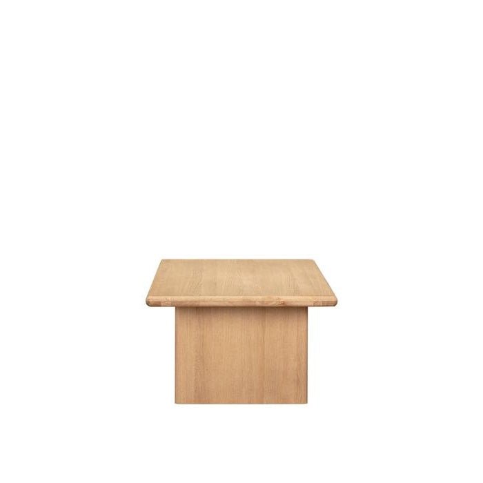 Oaky Coffee Table - sleeked curved lines - Paulas Home & Living