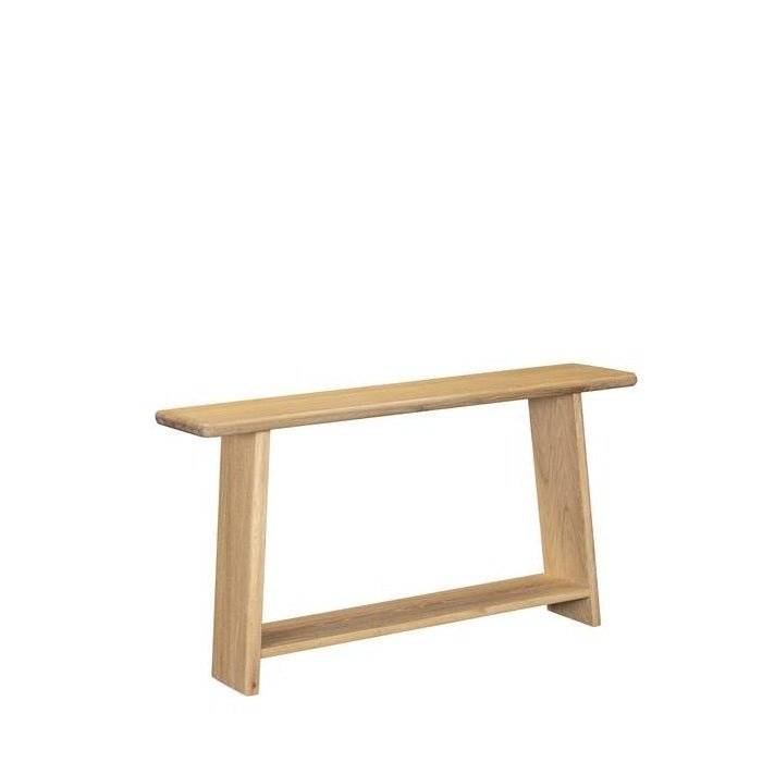 Oaky Console Table - sleeked curved lines - Paulas Home & Living