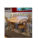 Oaky Dining Table 1400dia - sleeked curved lines - Paulas Home & Living