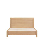 Oaky Slatframe Queen - sleeked curved lines - Paulas Home & Living