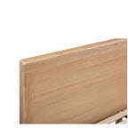 Oaky Slatframe Queen - sleeked curved lines - Paulas Home & Living