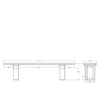 Ohope Bench Seat - 4 Sizes to Suit - Paulas Home & Living