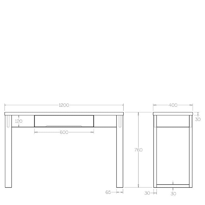 Ohope Hall Table with drawer - Paulas Home & Living