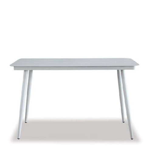 Olbia Outdoor Bar Table - 1500w - White - Paulas Home & Living