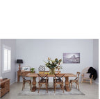 Old Elm & Cross Dining Suite 2200w (7 Pce) - Paulas Home & Living
