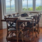 Old Elm & Cross Dining Suite 2200w (7 Pce) - Paulas Home & Living