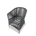 Omaha Outdoor Chair - White or Gunmetal Grey - Paulas Home & Living