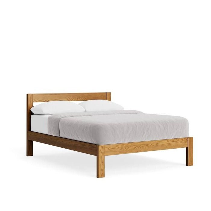 Omoto Slatframe with Headboard Low Foot - Single to Super King - Ash - Paulas Home & Living