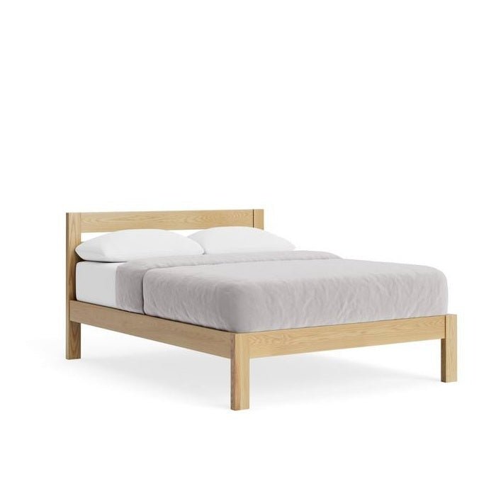 Omoto Slatframe with Headboard Low Foot - Single to Super King - Ash - Paulas Home & Living