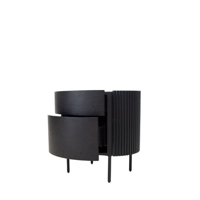 Ondata Bedside table - Black - Paulas Home & Living