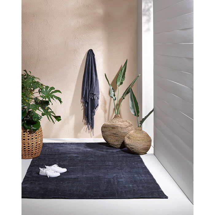 Orakei Outdoor Rug - French Navy - Paulas Home & Living