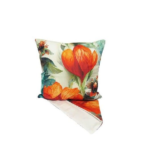 Orange Tulip Cushion - Paulas Home & Living