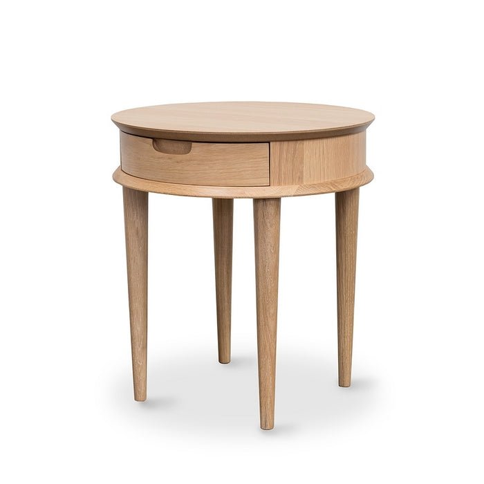 Oslo Side Table w Drawer - Paulas Home & Living