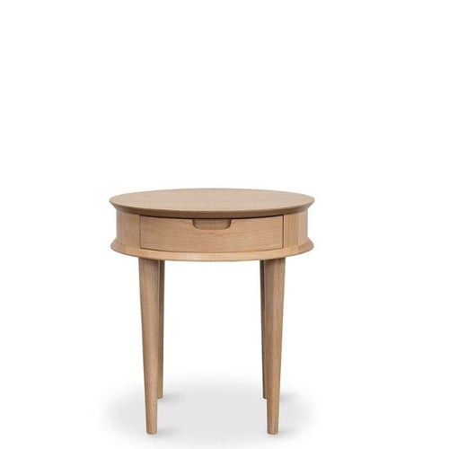 Oslo Side Table w Drawer - Paulas Home & Living