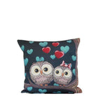 Owl Lovers in Blue Cushion - Paulas Home & Living