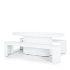Palisade & Bench Concrete Outdoor Dining Suite 2000w - Paulas Home & Living