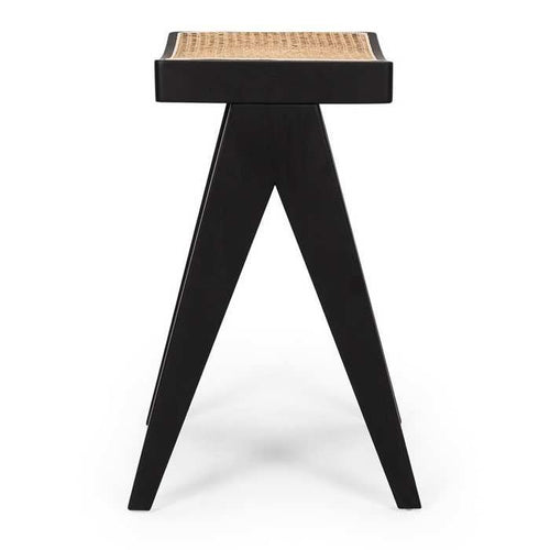 Palma Barstool - Black Oak Rattan - Paulas Home & Living