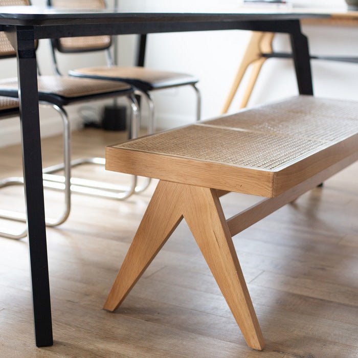 Palma Bench Seat - Natural Oak - Paulas Home & Living