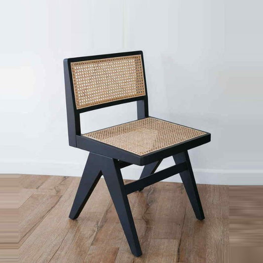 Palma Dining Chair - Black (Rattan) - Paulas Home & Living