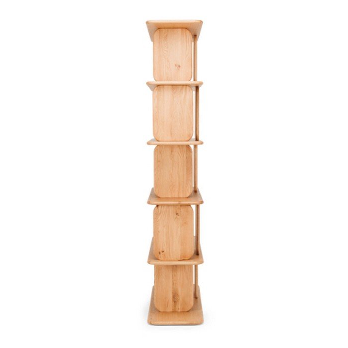 Panel Oak Bookcase High - Paulas Home & Living