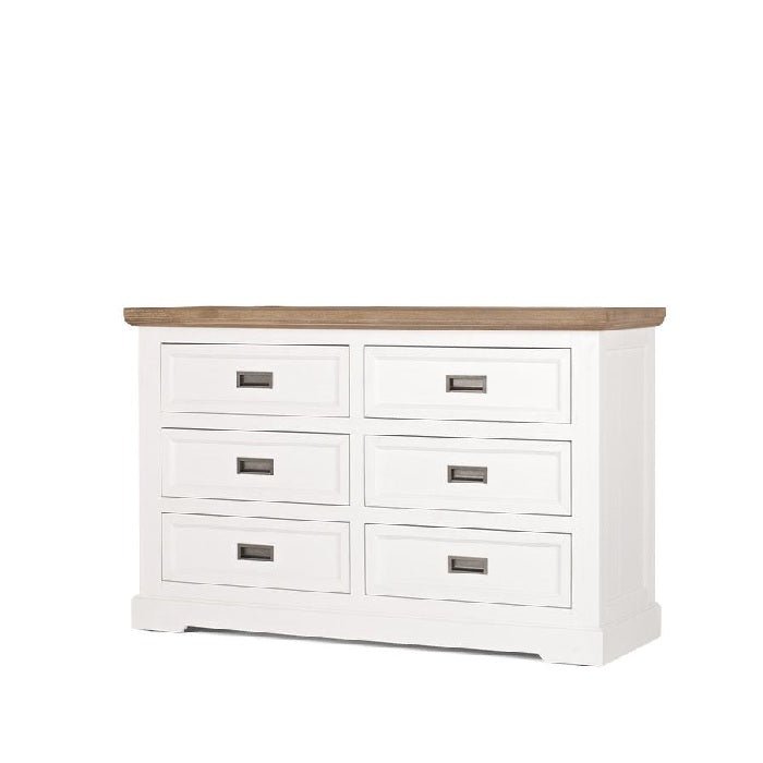 Parisian Dresser 6 Drawer with Optional Matching Mirror - Paulas Home & Living