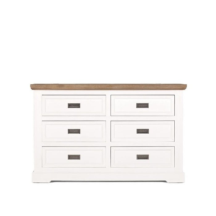 Parisian Dresser 6 Drawer with Optional Matching Mirror - Paulas Home & Living